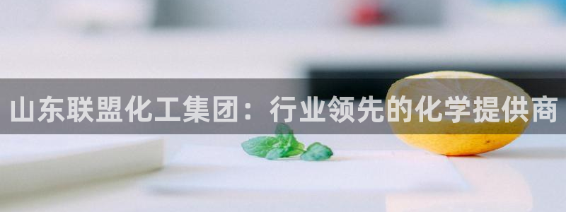球盟会APP下载：山东联盟化工集团：行业领先的化学提供商