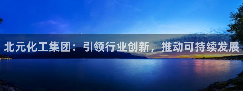 球盟会国际官网：北元化工集团：引领行业创新，推动可持续发展
