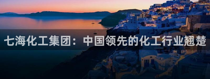 球盟会吧：七海化工集团：中国领先的化工行业翘楚