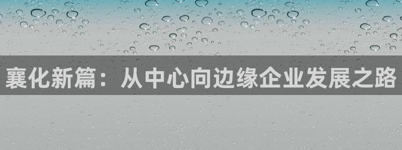 球盟会APP最新地址：襄化新篇：从中心向边缘企业发展之路