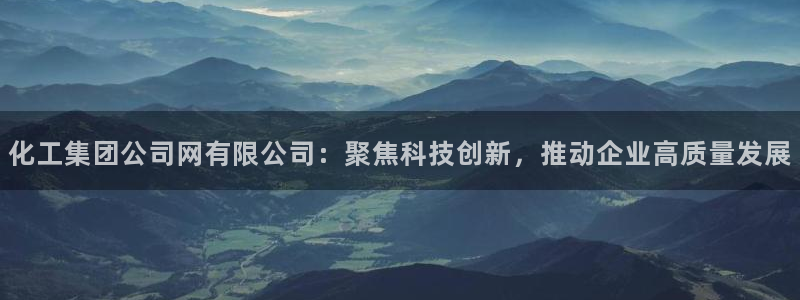 球盟会网页登录入口：化工集团公司网有限公司：聚焦科技创新，推