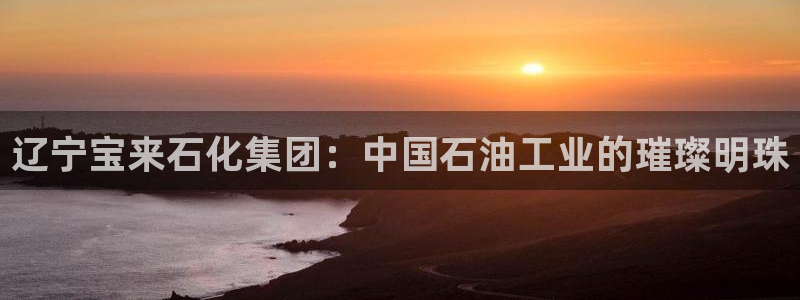 球盟会官方网站是什么：辽宁宝来石化集团：中国石油工业的璀璨明