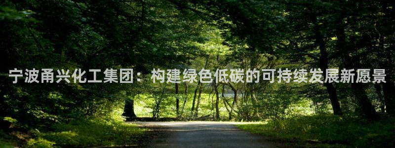 球盟会连接：宁波甬兴化工集团：构建绿色低碳的可持续发展新愿景