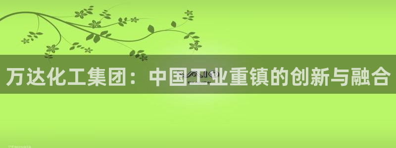 球盟会app：万达化工集团：中国工业重镇的创新与融合