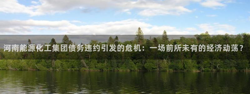 球盟会中国官方网站：河南能源化工集团债务违约引发的危机：一场