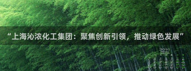 球盟会能退钱吗：“上海沁浓化工集团：聚焦创新引领，推动绿色发