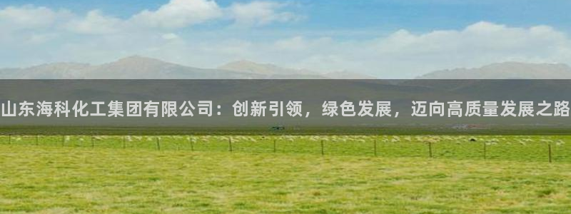 球盟会登陆入口：山东海科化工集团有限公司：创新引领，绿色发展